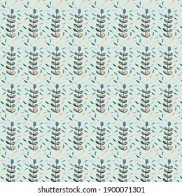 Hermoso patrón de flor dibujado a mano sin fisuras. Se puede usar para imprimir, plantilla, tela, presentación, textil, banner, afiche, papel tapiz, papel digital.