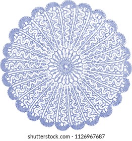 Beautiful handmade ornament in ethnic style. Can be used for art, fashion design, lace, wallpaper and much more