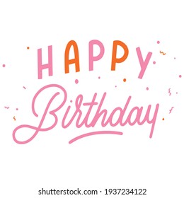 5,215 Happy birthday lettering in a circle Stock Illustrations, Images ...