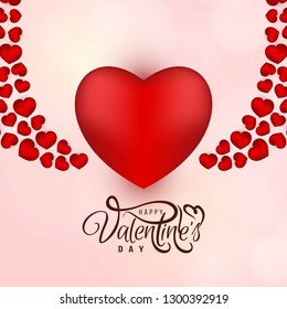 Beautiful Happy Valentine's day background