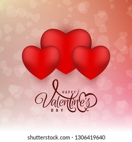 Beautiful Happy Valentine's day background