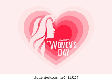 beautiful happy womens day event poster design