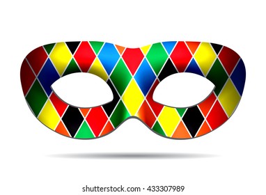Beautiful Harlequin mask