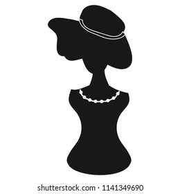 beautiful hat design, isolated on a white