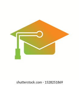 Beautiful Hat Vector Glyph icon