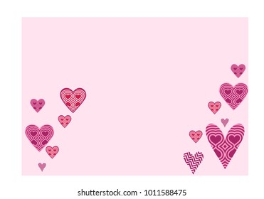 Beautiful heart background