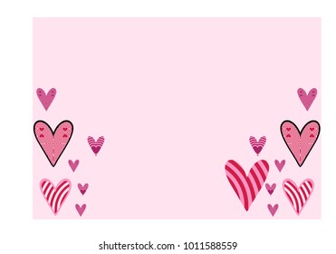 Beautiful heart background
