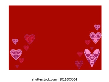 Beautiful heart background