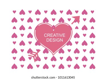 Beautiful  heart background