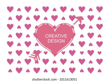 Beautiful  heart background