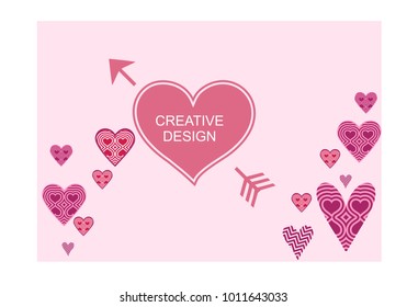 Beautiful  heart background