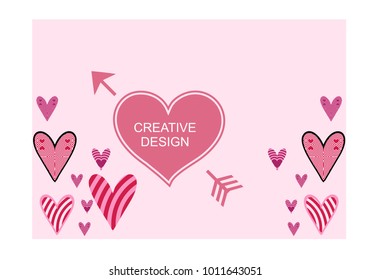 Beautiful  heart background