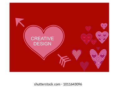 Beautiful  heart background