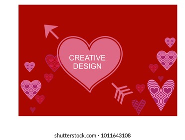 Beautiful  heart background