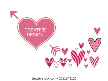 Beautiful  heart background