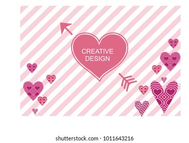 Beautiful  heart background