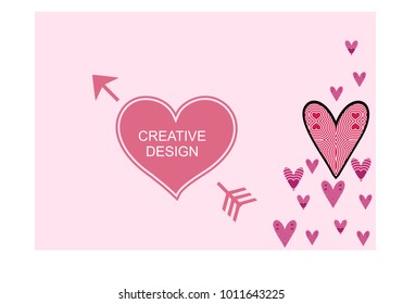 Beautiful  heart background