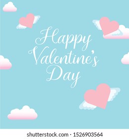 Beautiful Heart Background, Vector Illustration