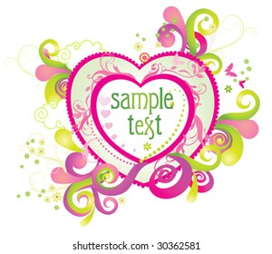 Beautiful heart for design