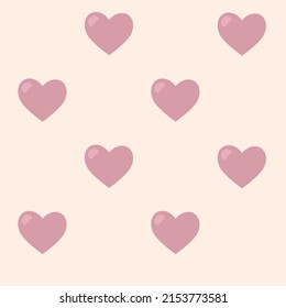 Beautiful heart pattern design art