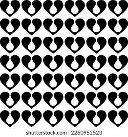 its a beautiful heart pattern for valentine day 