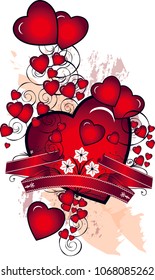 Beautiful Heart shape vectors