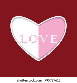 Beautiful heart symbol in vector format