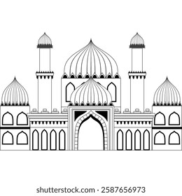 "Beautiful and high-quality vector illustration of a mosque—perfect for Islamic designs, Ramadan themes, and spiritual projects. Ideal for posters, banners, and digital artwork. Download now!"







