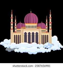 "Beautiful and high-quality vector illustration of a mosque—perfect for Islamic designs, Ramadan themes, and spiritual projects. Ideal for posters, banners, and digital artwork. Download now!"







