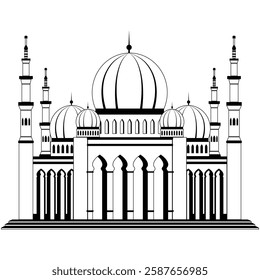 "Beautiful and high-quality vector illustration of a mosque—perfect for Islamic designs, Ramadan themes, and spiritual projects. Ideal for posters, banners, and digital artwork. Download now!"







