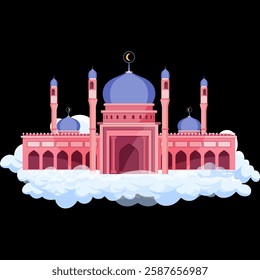 "Beautiful and high-quality vector illustration of a mosque—perfect for Islamic designs, Ramadan themes, and spiritual projects. Ideal for posters, banners, and digital artwork. Download now!"







