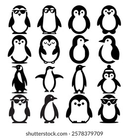 Beautiful high-resolution vector illustration of Royal Penguin, Penguin Vector Logo Design