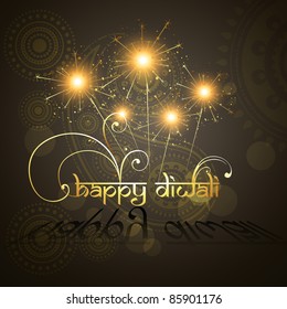 beautiful hindu diwali festival vector art