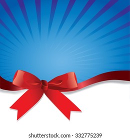 Beautiful holiday color ribbons