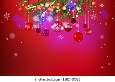 Beautiful holiday template