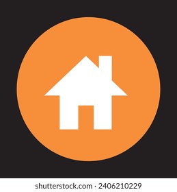 Hermosa forma de diseño de icono en casa vectorial