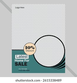 Beautiful Home For Sale Templet Flyer Design