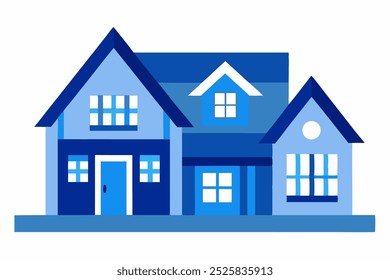 A beautiful home vector art.