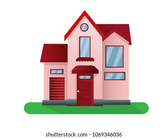 Beautiful Home vector graphic design glass window and door design.
