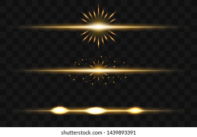 
beautiful horizontal highlights. Laser beams, horizontal light beams. Beautiful light highlights. Glowing stripes on a dark background.