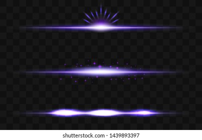 
beautiful horizontal highlights. Laser beams, horizontal light beams. Beautiful light highlights. Glowing stripes on a dark background.