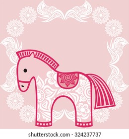 Beautiful horse vector illustration