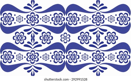 Beautiful Hungarian folk art motif