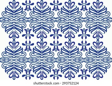 Beautiful hungarian folk art motif