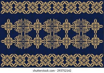 Beautiful hungarian folk art motif