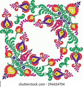 Beautiful hungarian folk art motif
      
