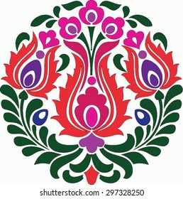 Beautiful hungarian folk art motif
      
