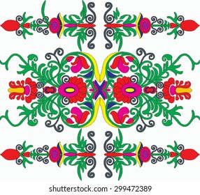 Beautiful hungarian folk art motif
      
