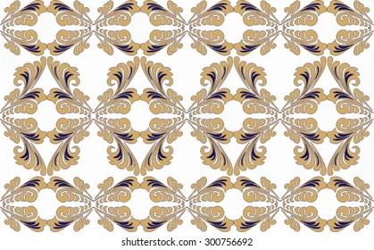 Beautiful Hungarian folk art motif