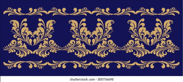 Beautiful Hungarian folk art motif